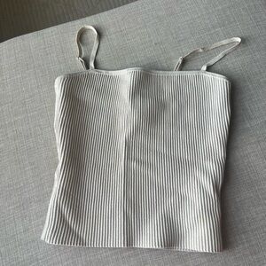 Babaton Cream Ribbed Camisole